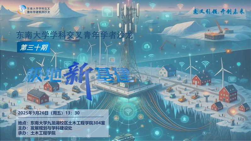 學(xué)科交叉青年學(xué)者沙龍第30期：極地新基建